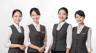 光影之間 多人酒店服務人員群像攝影的藝術與價值